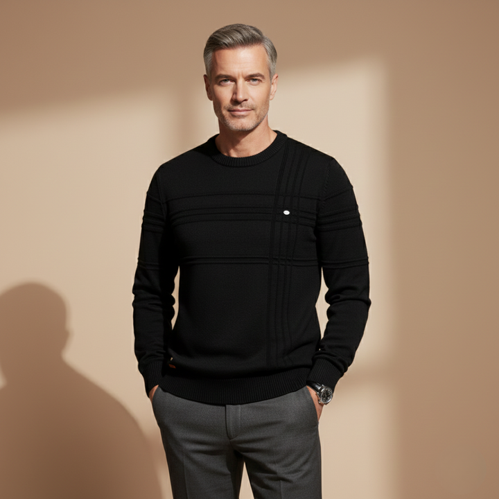 Marceau | Grid-Knit Cotton Sweater