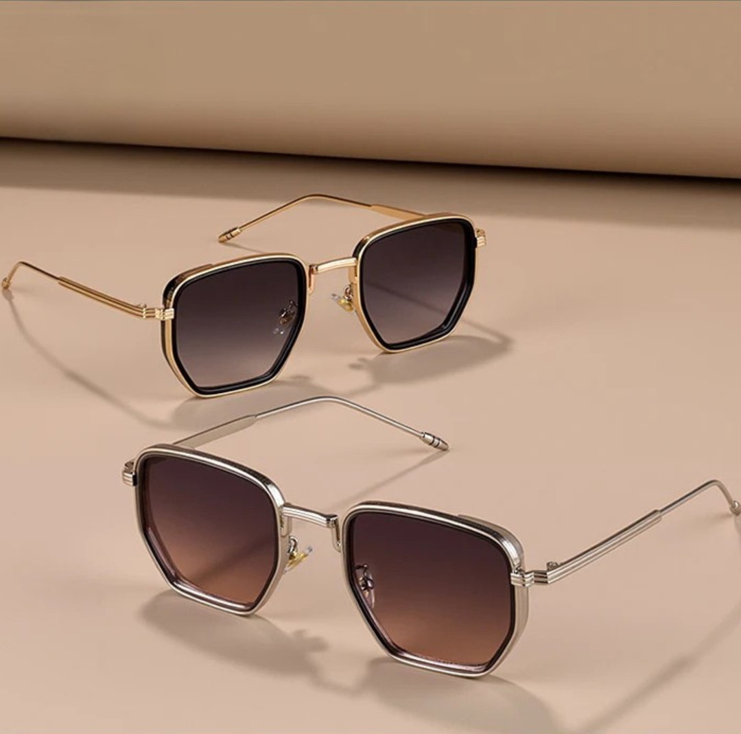 Valen | Geometric Dual-Tone Sunglasses