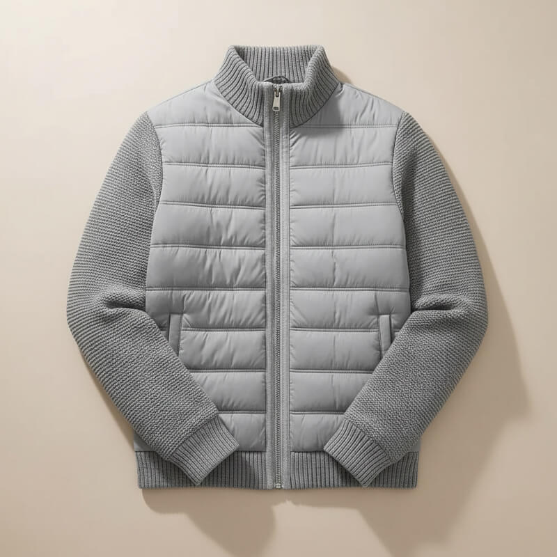 Tavian | Hybrid Fleece Quilted Jacket