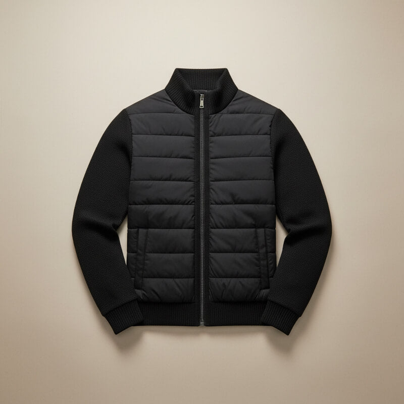 Tavian | Hybrid Fleece Quilted Jacket