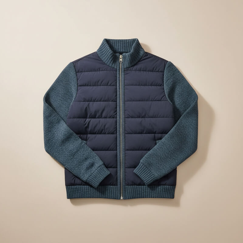 Tavian | Hybrid Fleece Quilted Jacket