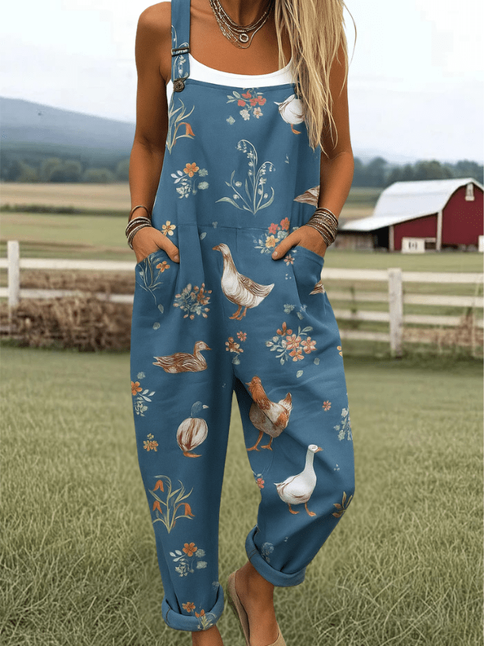 Bees | Wide-Leg Jumpsuit