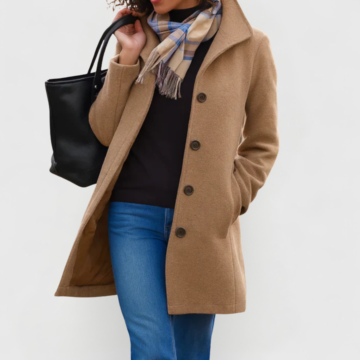 Eve | Timeless Elegance Button Coat