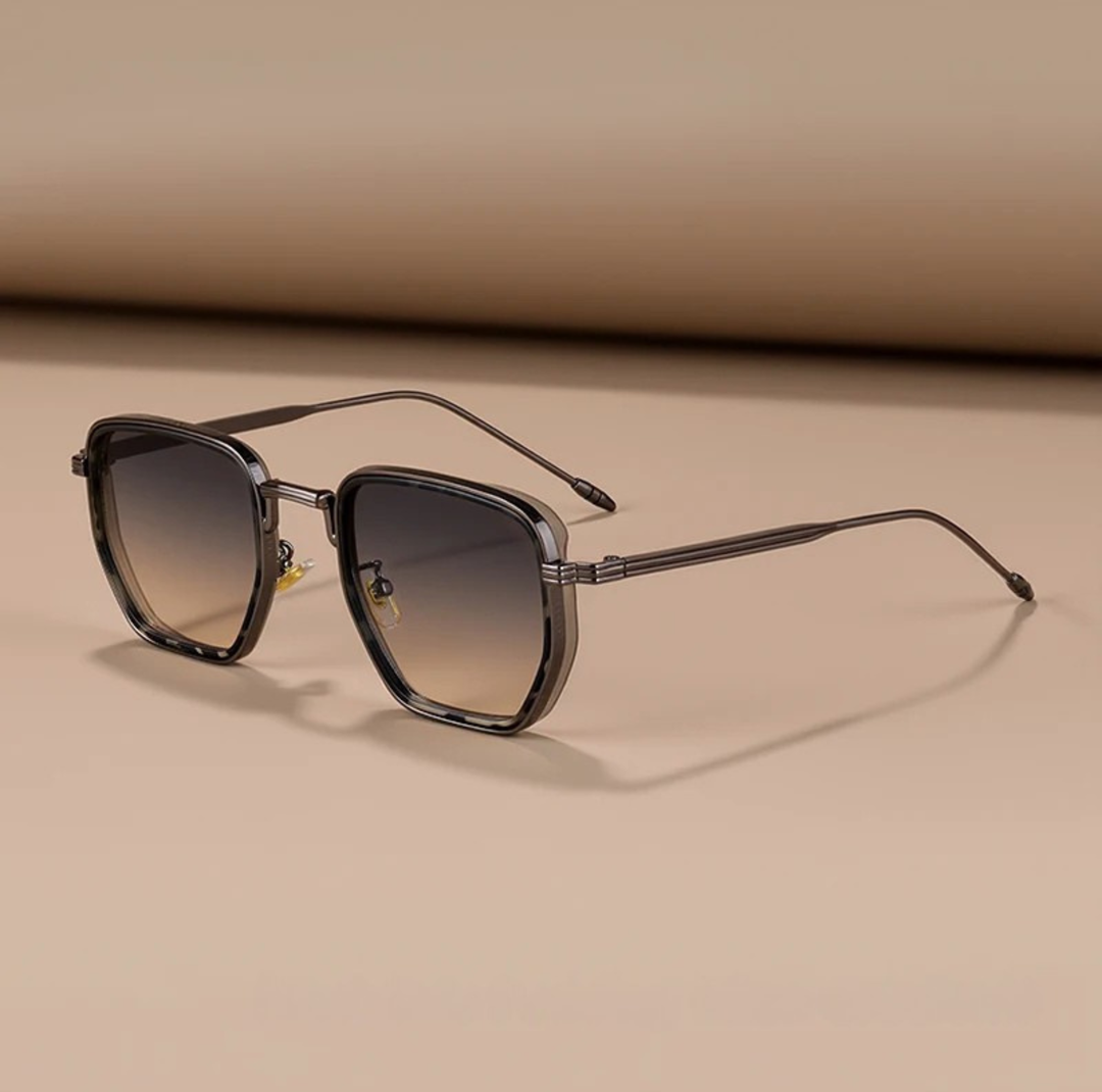 Valen | Geometric Dual-Tone Sunglasses