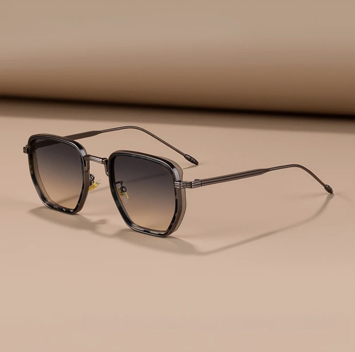 Valen | Geometric Dual-Tone Sunglasses