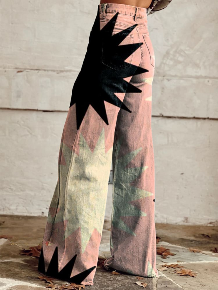 Spice | Boho Starburst Wide-Leg Pants