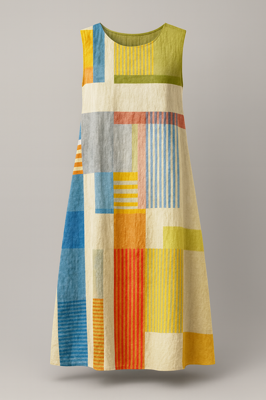 Lyla | Vibrant Geometric Summer Dress