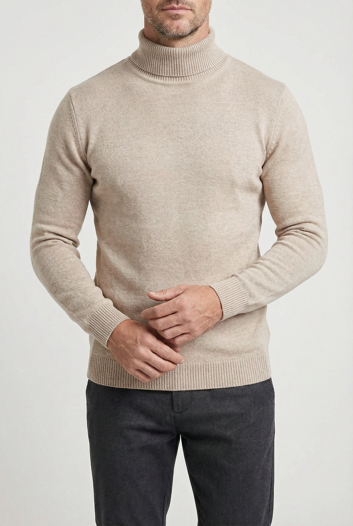 Merino Wool Roll Neck