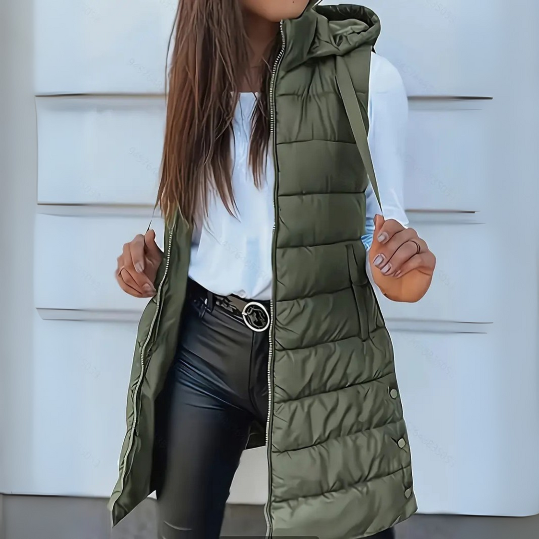 Amara - Sleeveless Puffer Vest