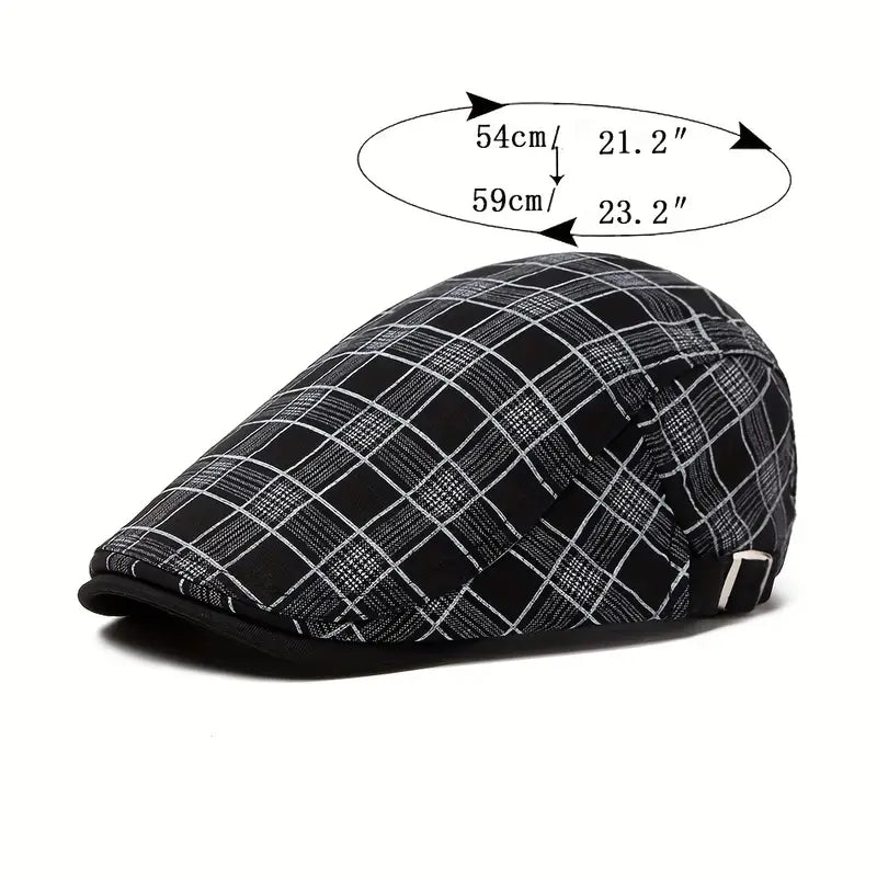 Shelby | Adjustable Vintage Plaid Cap