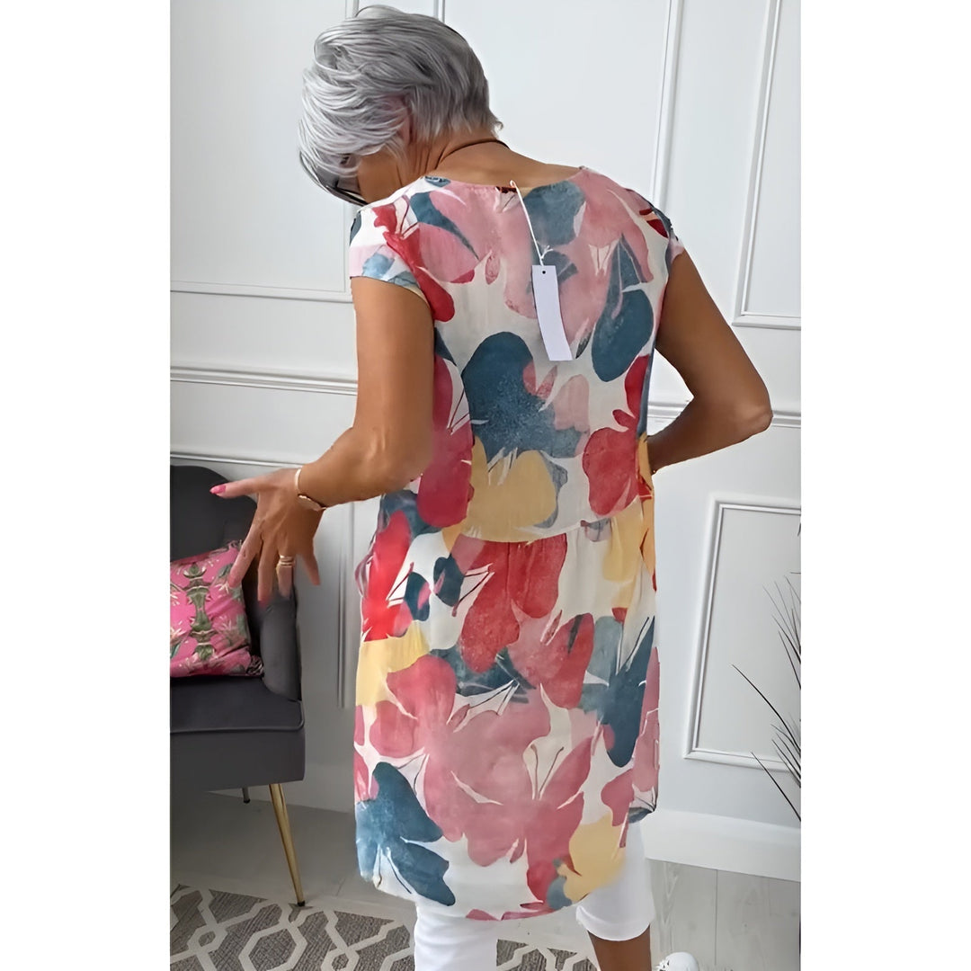 Mailin | Elegant Floral Tunic Dress