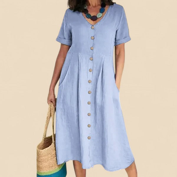 Meliora | Button-Front Day Dress