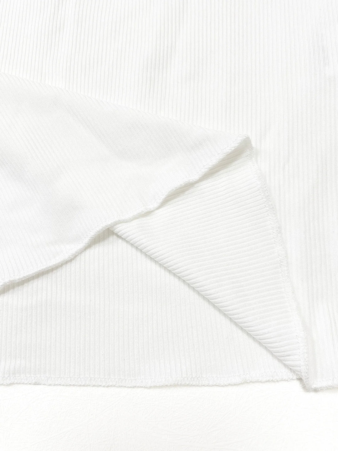 Nayla | Button Detail Ribbed Top