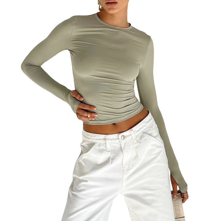 Julessa | Sleek Street Long Sleeve Crop