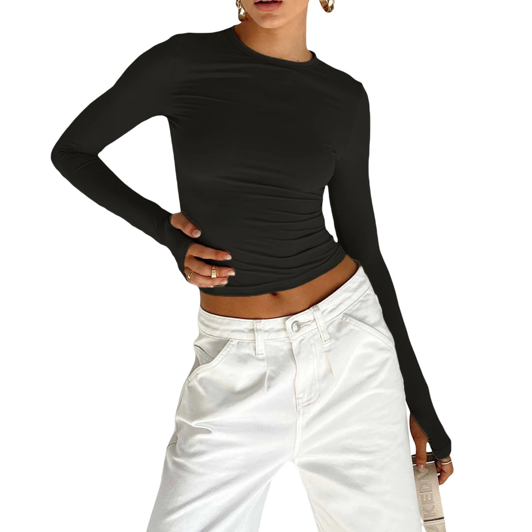 Julessa | Sleek Street Long Sleeve Crop