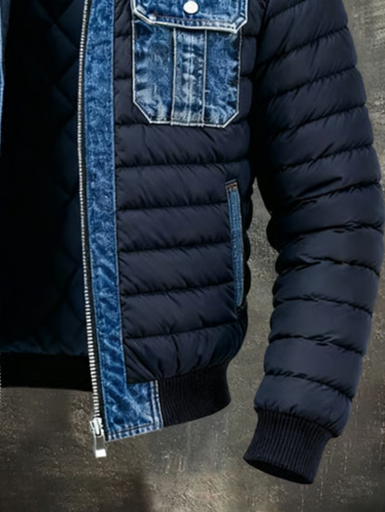 Aldridge™ | Quilted jacket with refined denim details