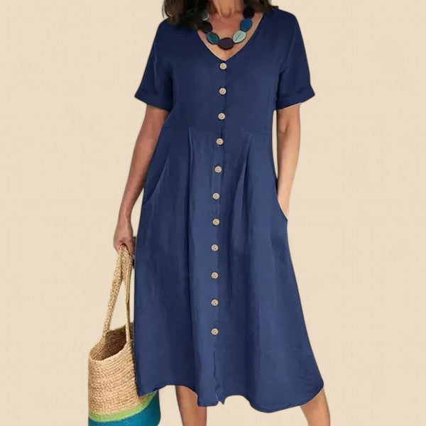 Meliora | Button-Front Day Dress
