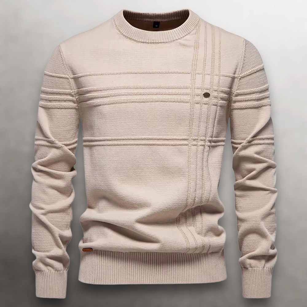 Marceau | Grid-Knit Cotton Sweater