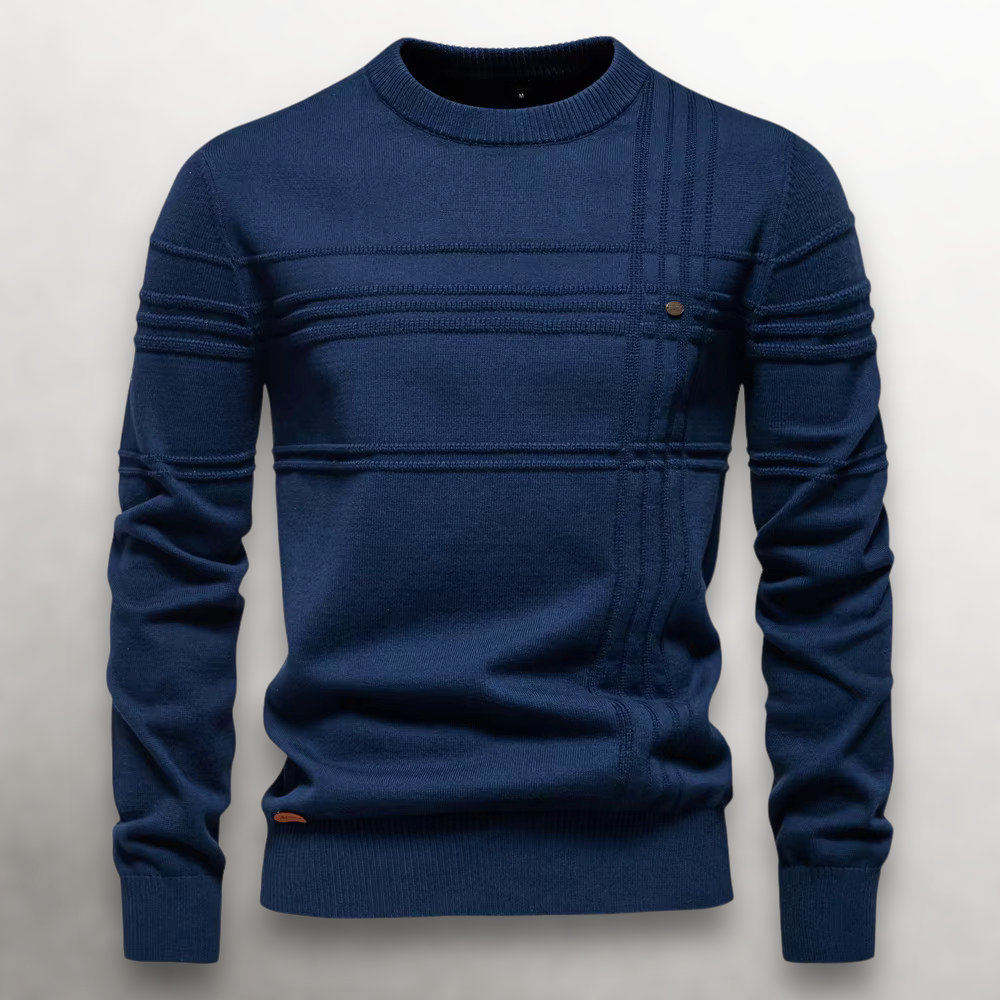 Marceau | Grid-Knit Cotton Sweater