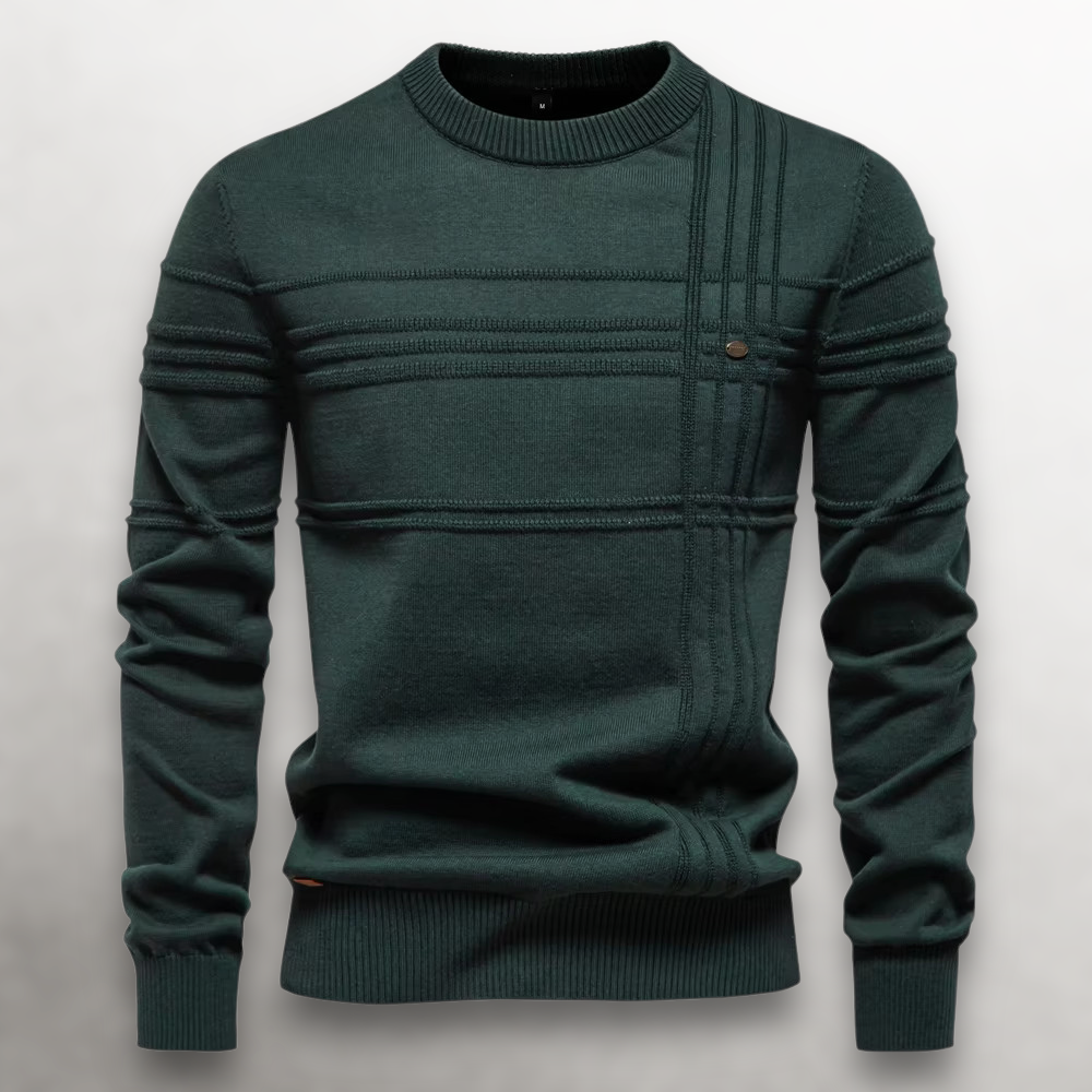 Marceau | Grid-Knit Cotton Sweater