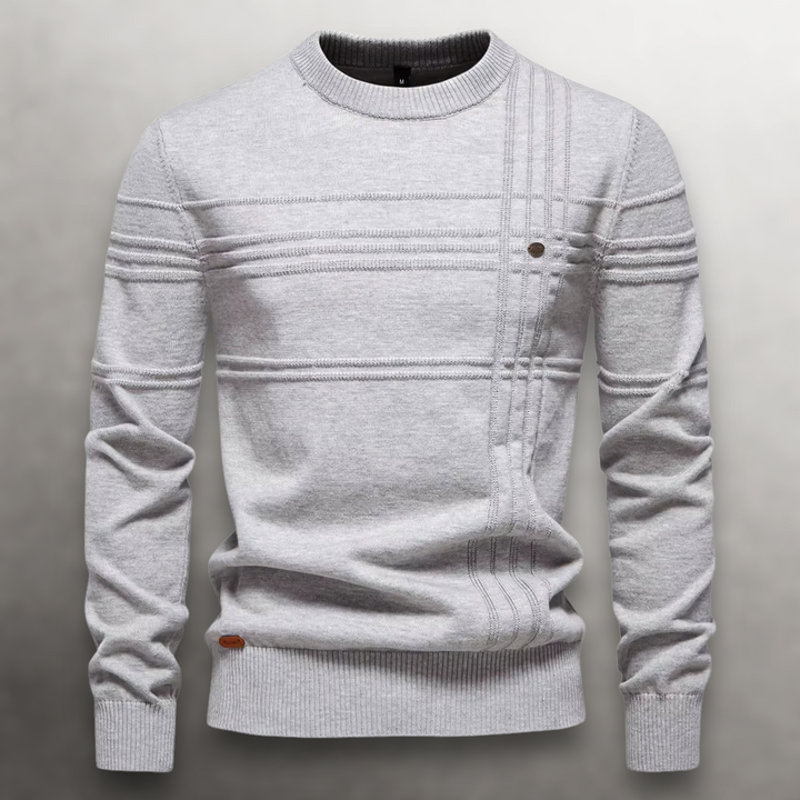 Marceau | Grid-Knit Cotton Sweater