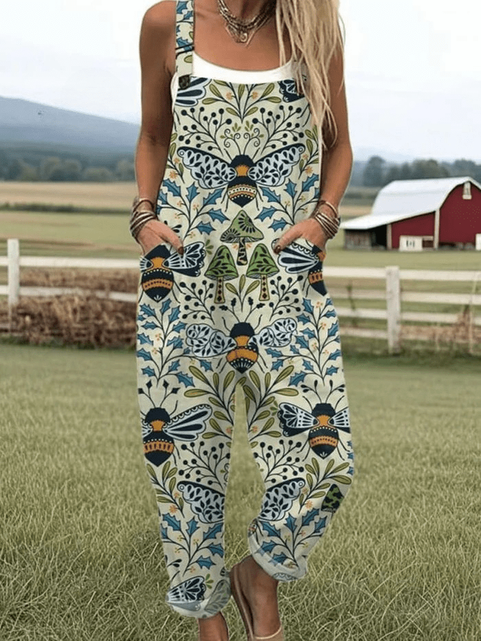 Bees | Wide-Leg Jumpsuit