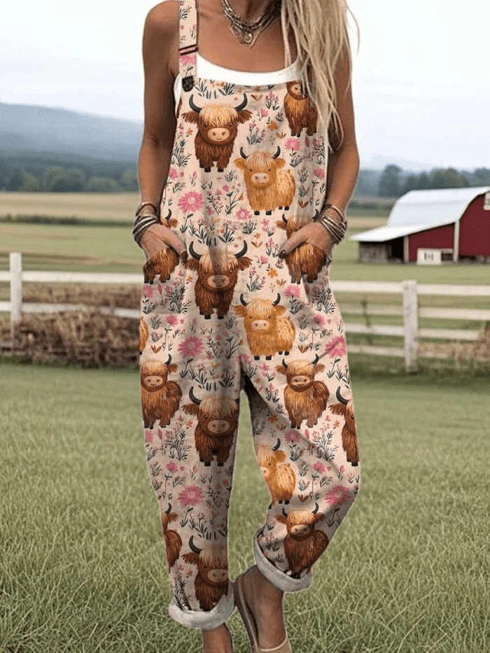 Bees | Wide-Leg Jumpsuit