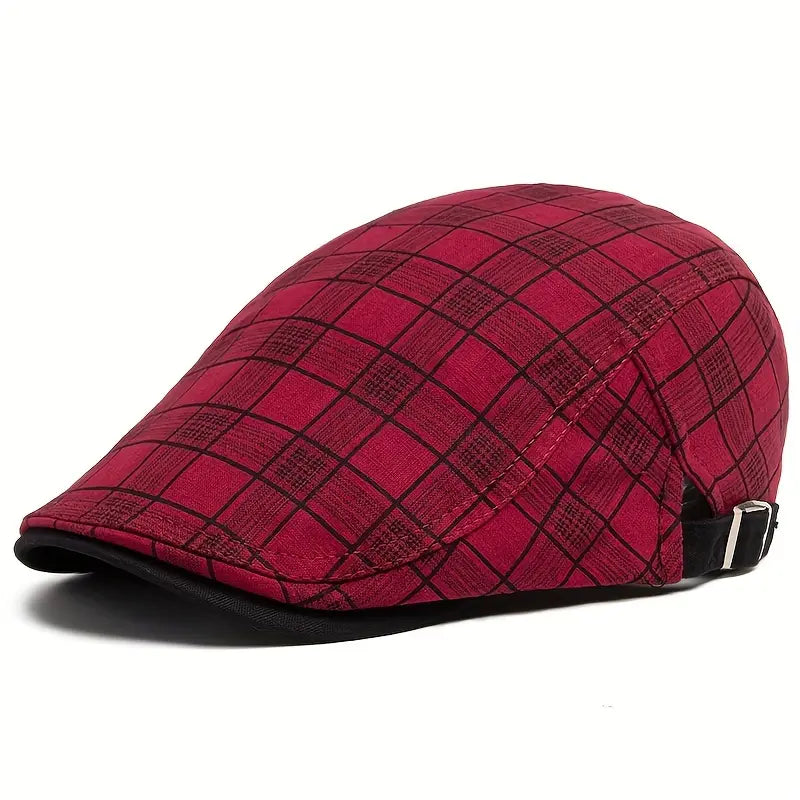 Shelby | Adjustable Vintage Plaid Cap
