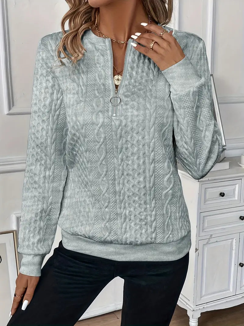 Herald - Elegant Jumper with Zip