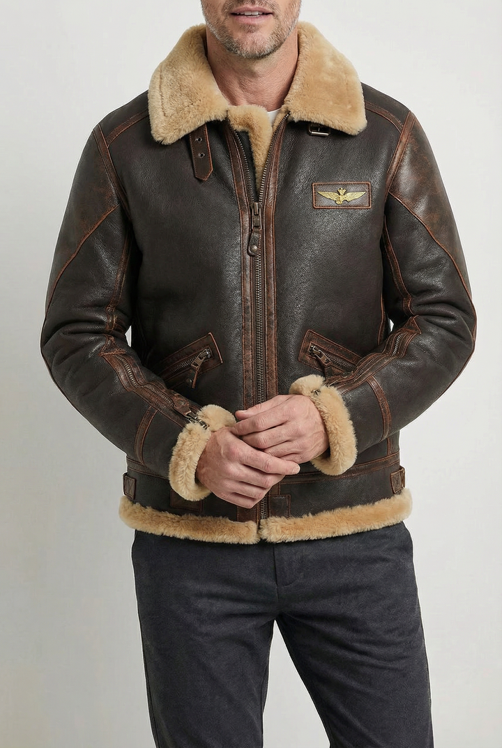 Maverick™ | Stylish Pilot Jacket for Men