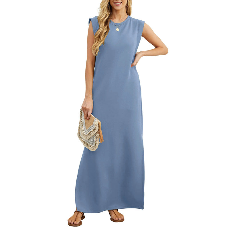 Therese | Minimalist Sleeveless Maxi Dress